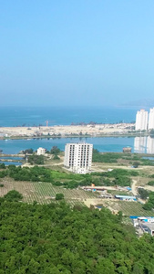 惠州双月湾度假酒店海边建筑视频