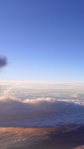 天空云海景观万米高空视频