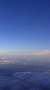 天空云海景观云层之上视频