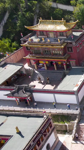 西宁5A旅游风景区塔尔寺旅游景点视频