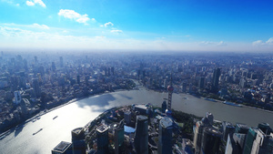 4K俯瞰上海10秒视频