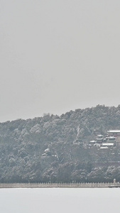 北京颐和园雪景印象冷空气视频