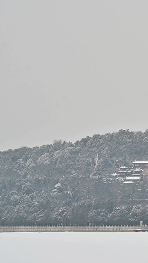 北京颐和园雪景印象冷空气165秒视频