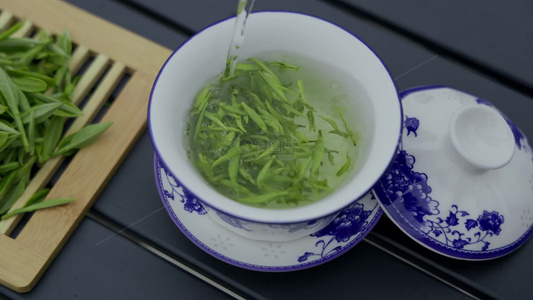 4K实拍茶园茶叶宣传片镜头泡茶喝茶写意视频素材视频