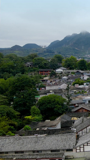 贵州青岩古镇风景全貌石皮弄29秒视频
