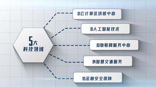 简约大气商务组织结构展示视频