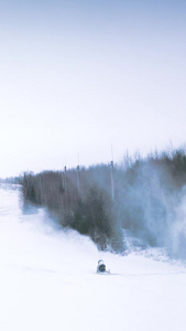 滑雪索道缆车体育锻炼视频