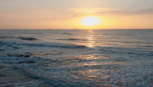 大海海浪波浪海水浪花海面波浪滔天海浪慢镜头海波浪素材视频