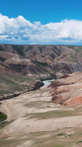 航拍5A景区喀拉峻阔克苏大峡谷景观区视频哈萨克族自治州视频