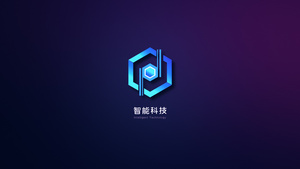 3D科技线条图形动画logo演绎10秒视频