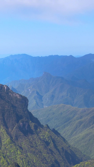 5A景区神农架林区神农顶航拍合集风景区51秒视频