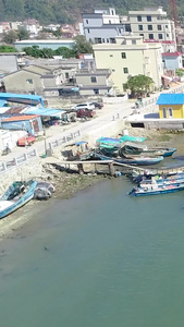 渔船避风港旅游度假视频