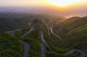 骊山日落12秒视频