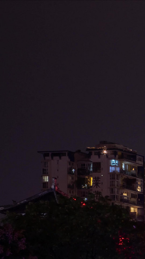 成都市锦江区九眼桥中景10k延迟拍摄成都夜景9秒视频