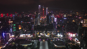 4k广州珠江新城大景48秒视频