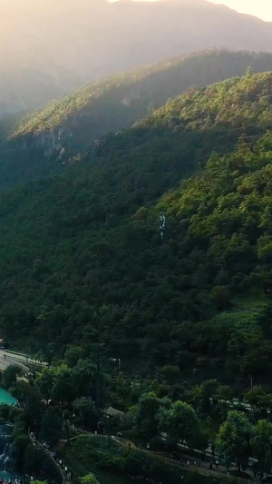 云南丽江旅游景区航拍自然风光16秒视频