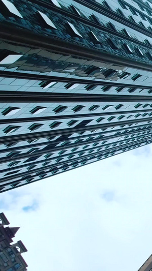高耸的商务楼宇视频素材写字楼16秒视频