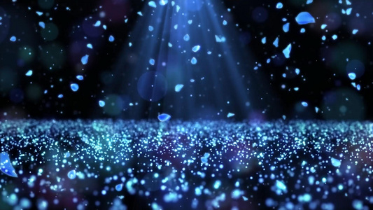 大气动态唯美粒子花瓣光效背景视频元素视频