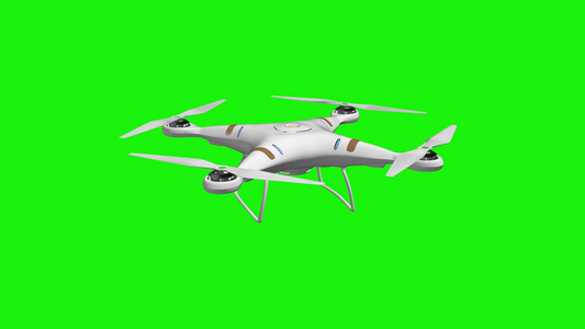 无人机特效绿幕素材视频