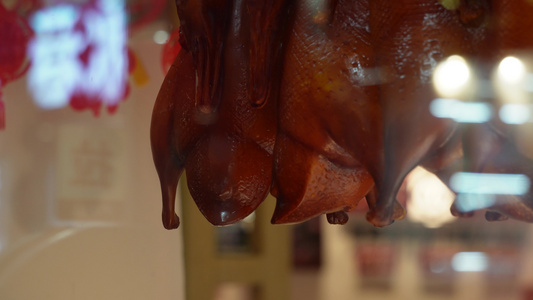 挂炉烤鸭模型北京烤鸭南锣鼓巷视频