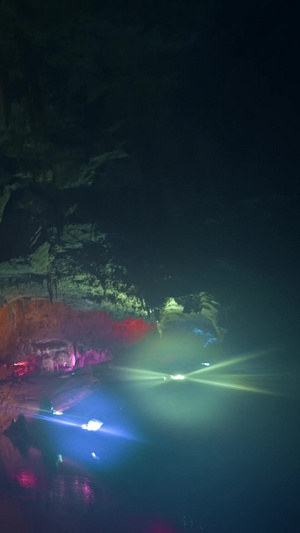 5A级本溪水洞地下暗河漂流国家重点风景名胜区15秒视频