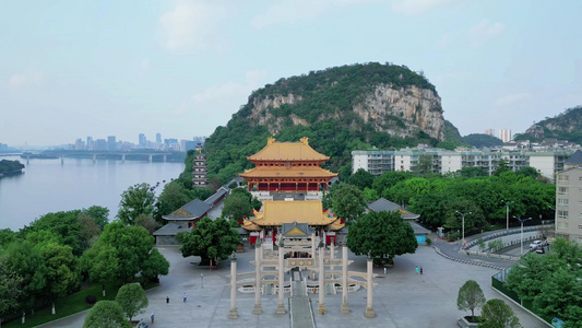 4K航拍广西柳州文庙4A景区视频