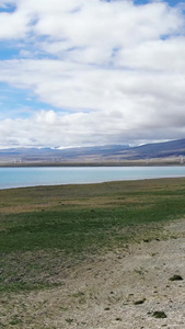 自驾西藏高原湖泊航拍视频阿里地区视频