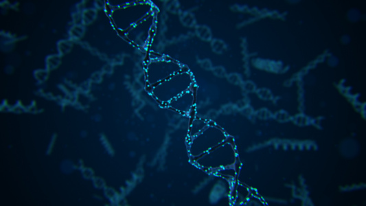 DNA链条背景视频视频