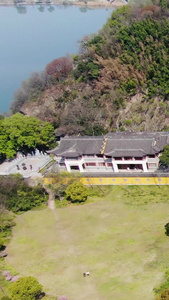 航拍5A景点焦山风景区定慧寺建筑群视频旅游目的地视频