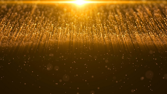 金色粒子海洋视频