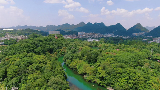 祖国大好河山山川河流风光航拍视频