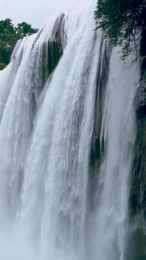 贵州黄果树瀑布风光美景古建筑22秒视频
