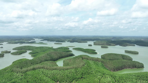 4k广西北海洪潮江水库18秒视频