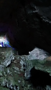 广东清远连州地下河溶洞5A景区实拍视频地面视角视频