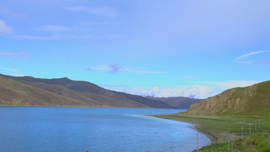 西藏高原湖泊延时视频视频