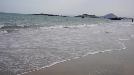 大海 海边 海水波浪视频