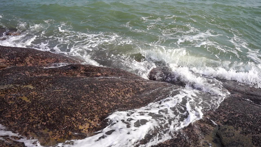 大海 海边 海水波浪视频