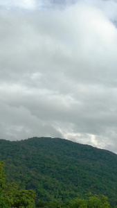 东南亚泰国北部森林树林乌云延时合集要下雨视频