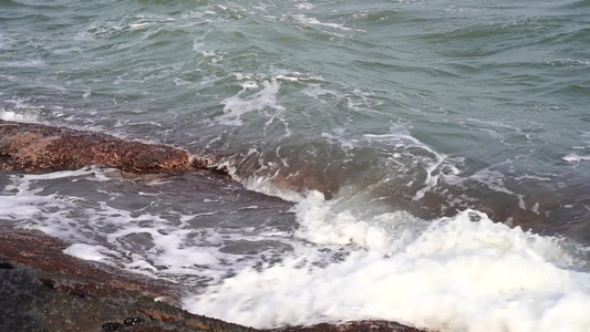 大海 海边 海水波浪视频