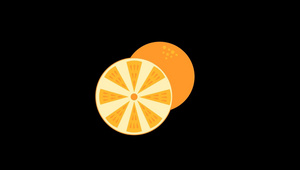 mg动态橙子水果食物视频素材10秒视频