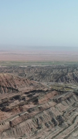 新疆丹霞地貌航拍无人机45秒视频