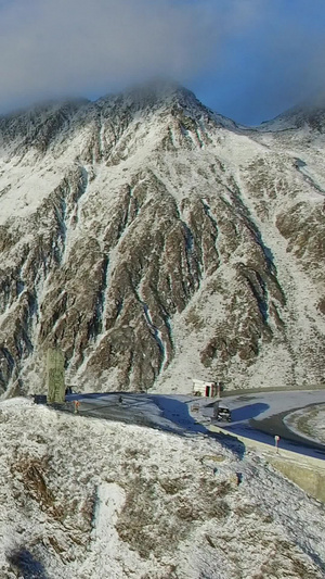 川西雪山航拍四姑娘山5秒视频