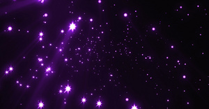 紫色梦幻星光背景视频20秒视频