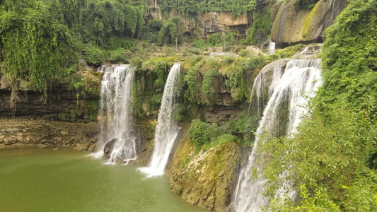 湖南湘西芙蓉镇4A景区航拍视频