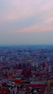 上海城市天际线上海航拍视频