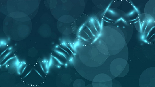 医学研究细胞生物方块粒子背景视频视频