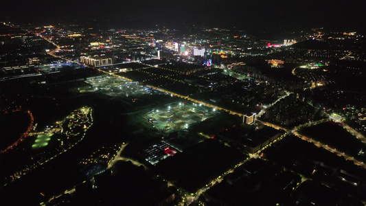 安吉夜景延时视频