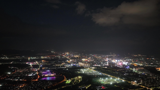 安吉夜景延时视频