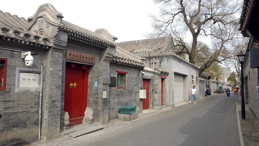 老北京胡同街景视频