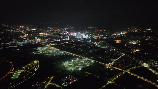 安吉夜景延时视频